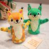 Cute and cute little squirrel hand doll plush toy doll hamster doll kindergarten storytelling parent-child doll