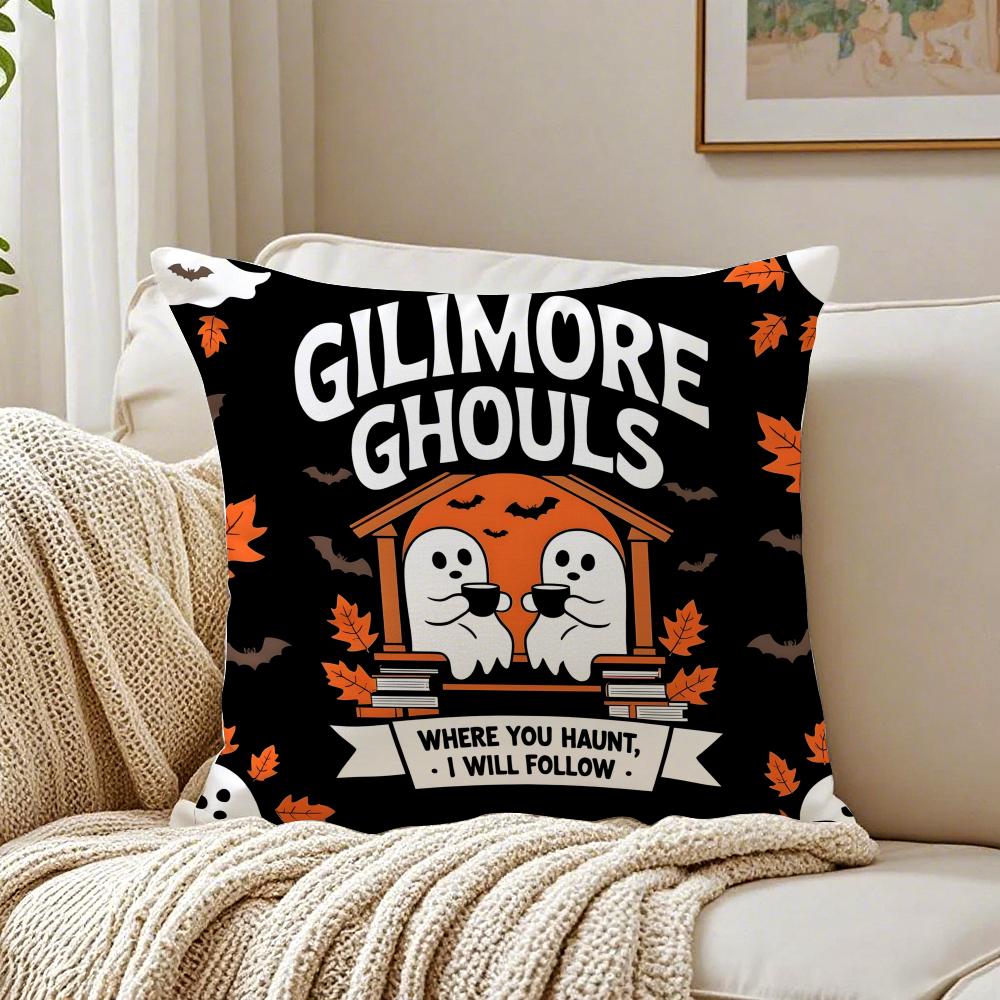 Halloween Childrens Trick Oral Happy Patterns Cushion Cover Pillowcase Antidustmite living Room Sofa Decor Cushion Room
