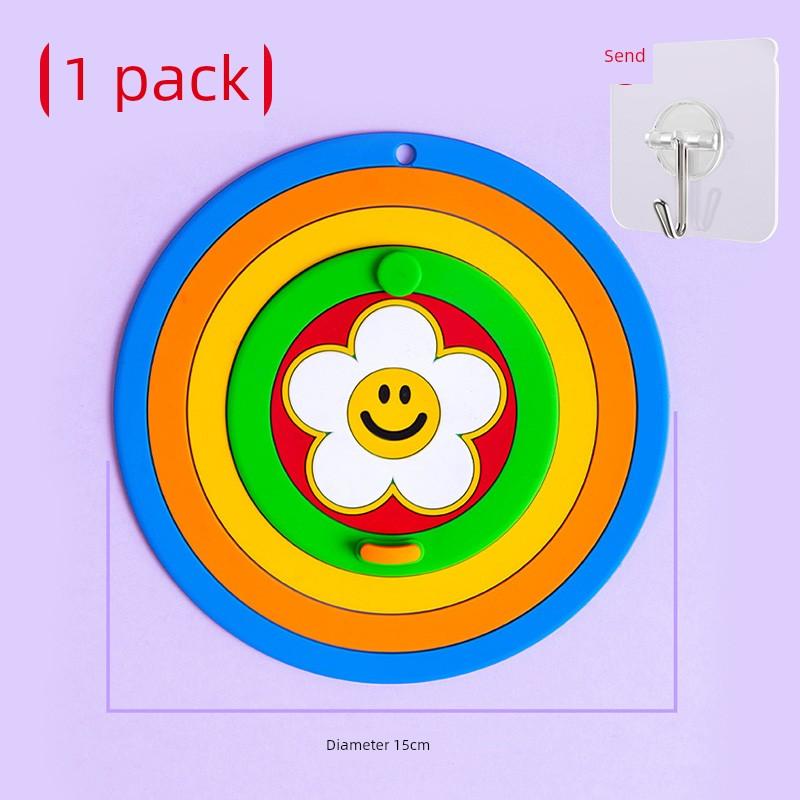 Rainbow 2-in-1 Floor Drain Deodorizer Bathroom Sewer Anti-Odor Cover Filter Anti-Clogging Device Anti-Odor Sticker