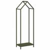 VidaXL Firewood Rack Olive Green 40x25x120 Cm, Fireplace Log Holder, Log Holder, Log Rack 864302