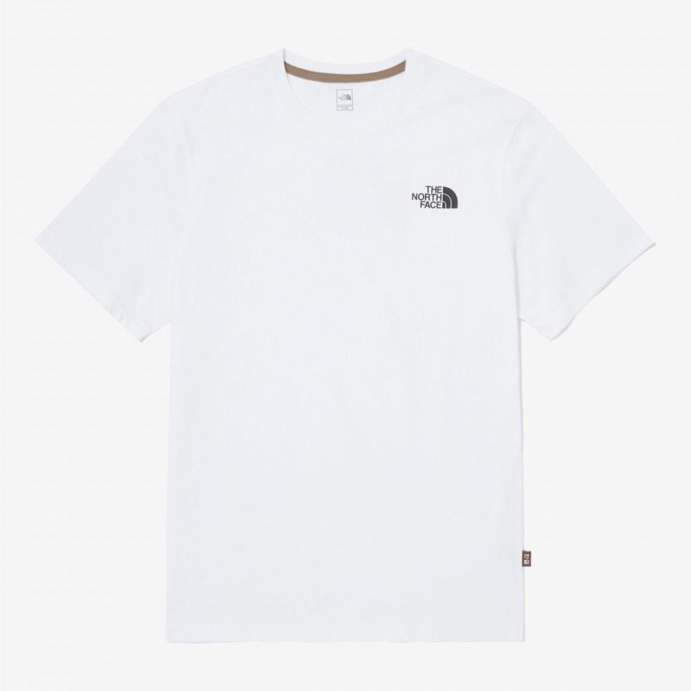 The North Face Short Sleeve Round Tee 3 White