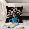 Aesthetic Art K-Kusama Y-Yayoi Pillow Case Office Cushions Suitable For Sofa Car Bedroom Decorative Cushion Cover