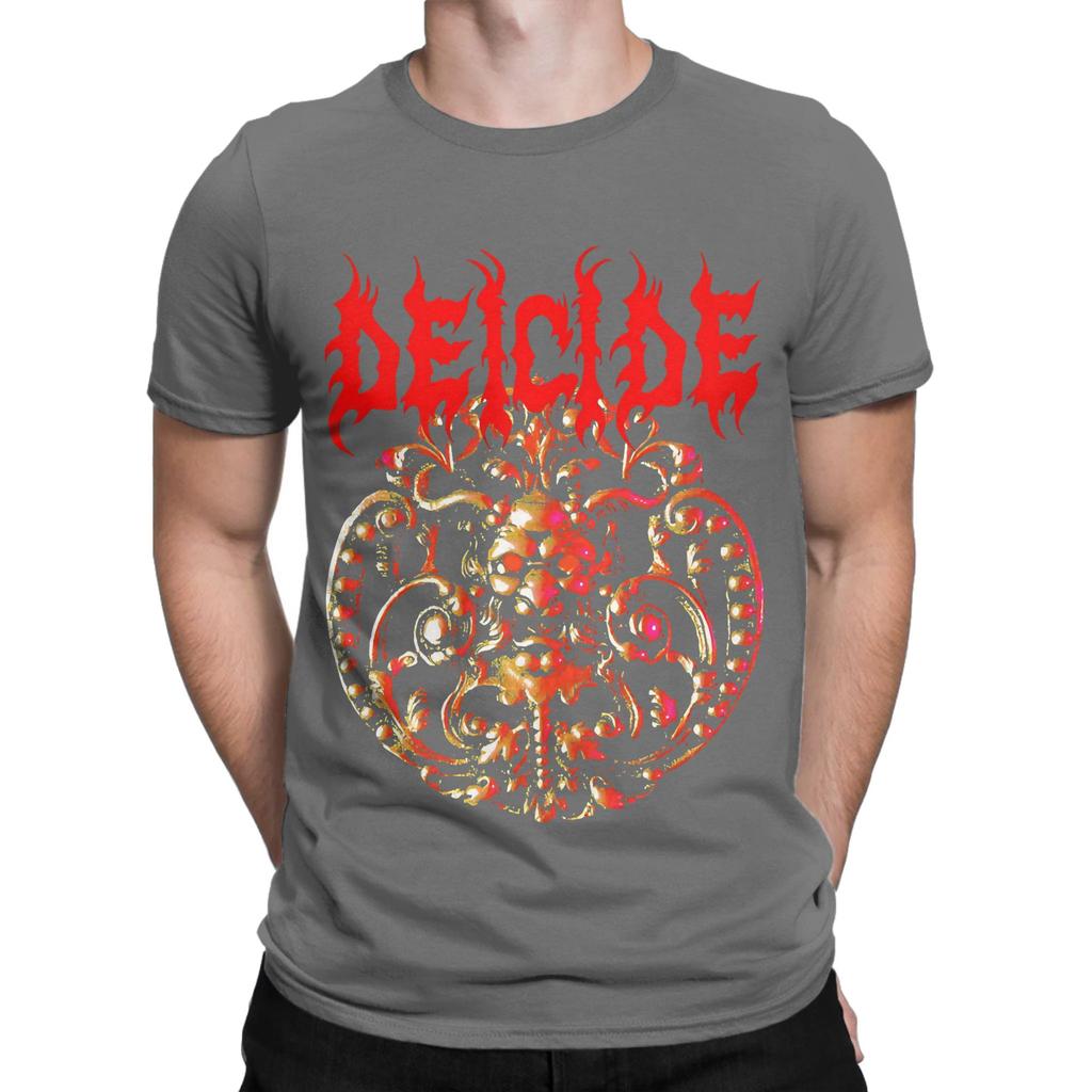 Deicide Classic Debut Funny Graphic 100 Cotton Tshirt Deicide Tops Tees For Unisex