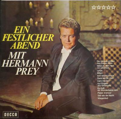 LP Record HERMANN PREY  Ein Festlicher Abend Mit Hermann Pr SLK16480P Decca Germany Pop Used