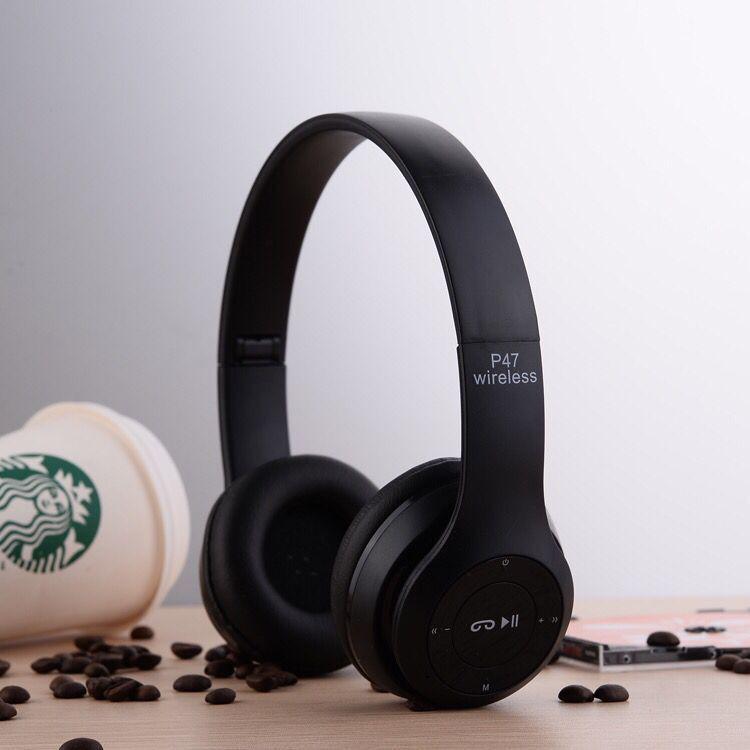 P47 Bluetooth Headphones Earphone Noise Reduction Foldable Gift Game Universal Computer Headsets