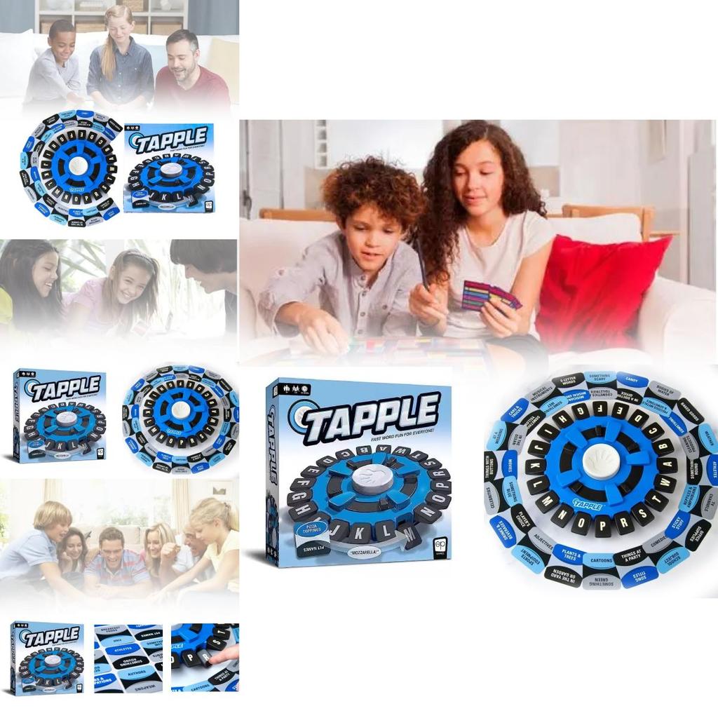 Tapple Tower Rychlá rodinná desková hra Barevná vzdělávací hračka pro všechny věkové kategorie
