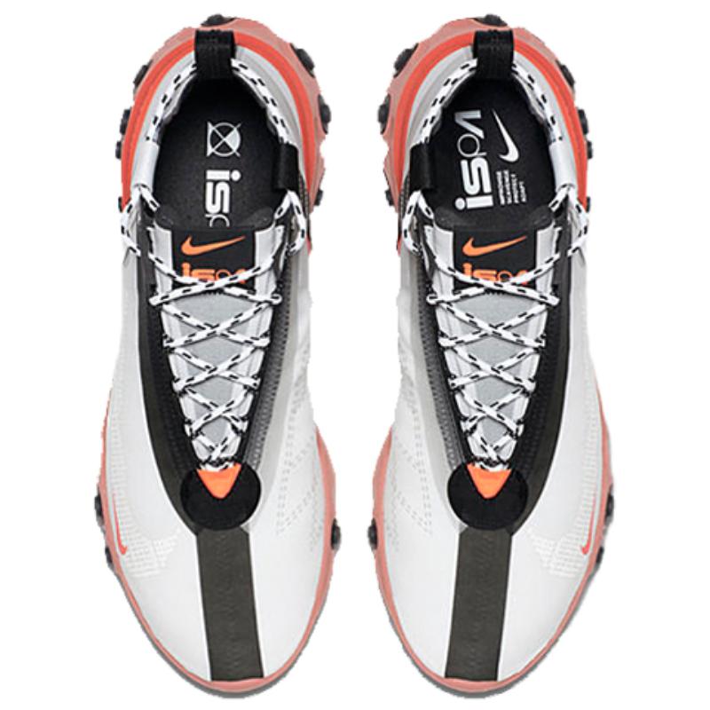 Nike React Runner Mid Wr Ispa White Light Crimson Sneakers AT3143-100