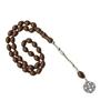 Acrylic Muslims Prayer Beads Oval Ergonomic Design Rosary Bracelet For Daily Worship And Meditation Comfortable Grip