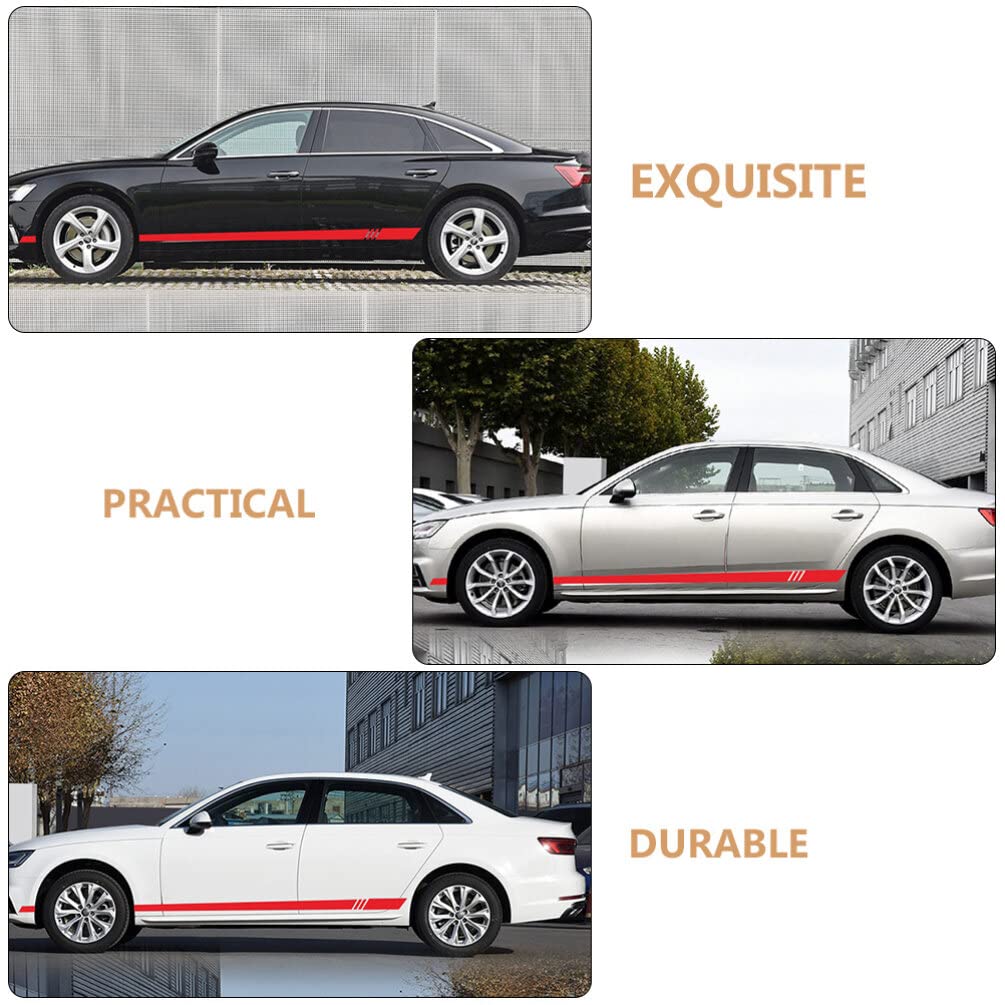 OUNONA Car Decal Sticker Car Sticker, Waterproof, Set of 2, Car Stickers, Dress Up,