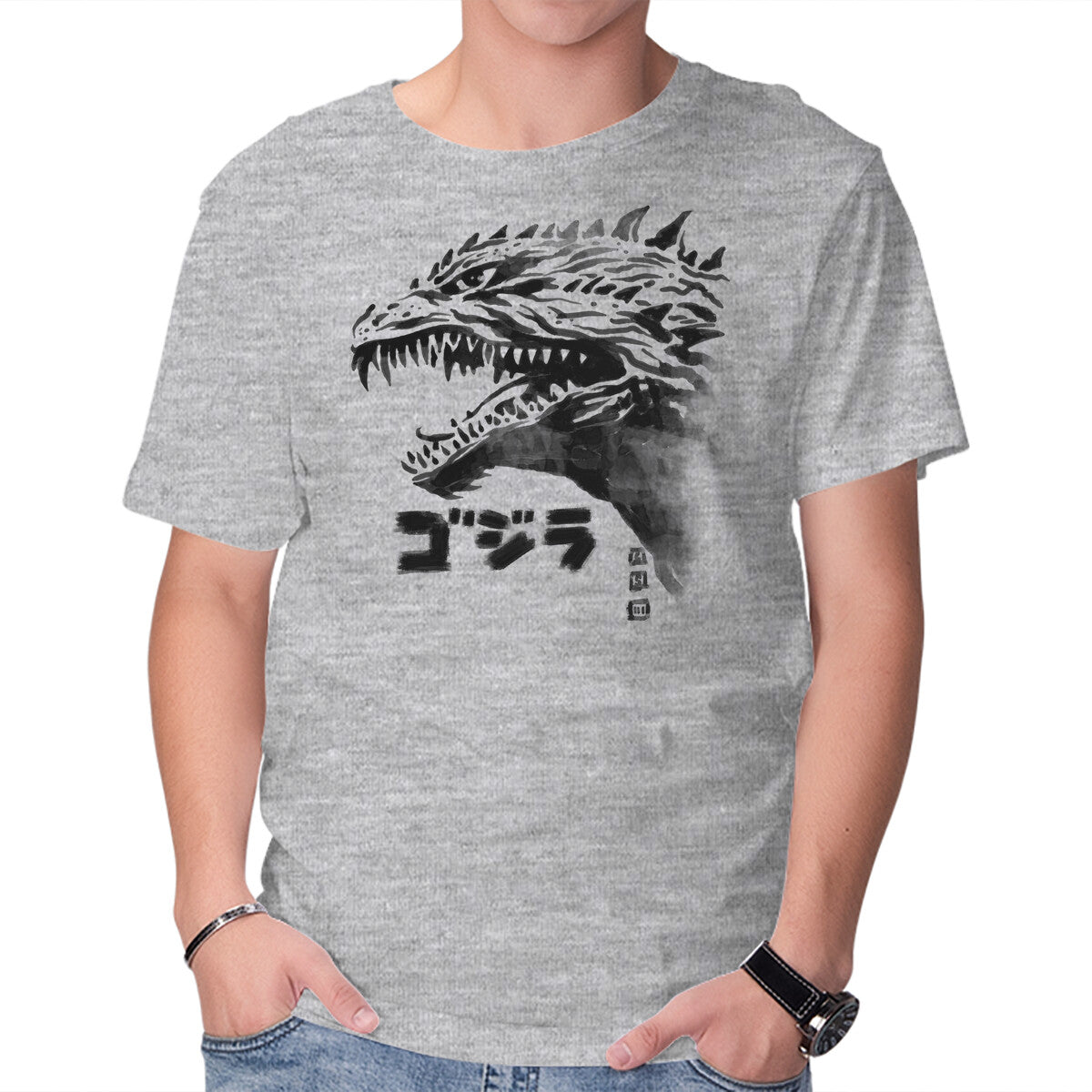 Unisex Crew Neck T-Shirt Inked Gojira Graphic Short Sleeve Casual Tee XL