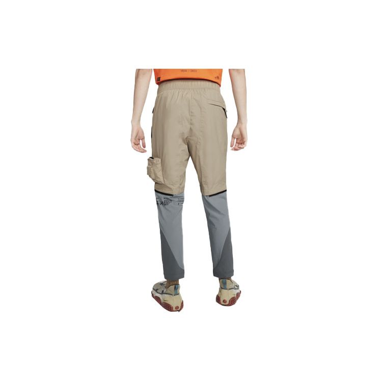Nike ISPA Series Large Pocket Zip-Off Joggers Men Bottoms Khaki DD3796-247