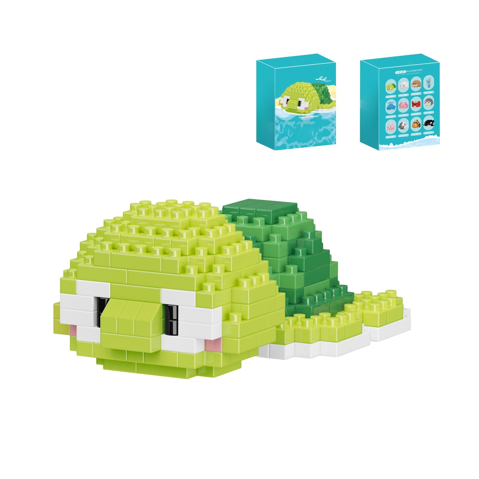 

Cartoon Ocean Animal Model Miniature Building Block Toy One Size