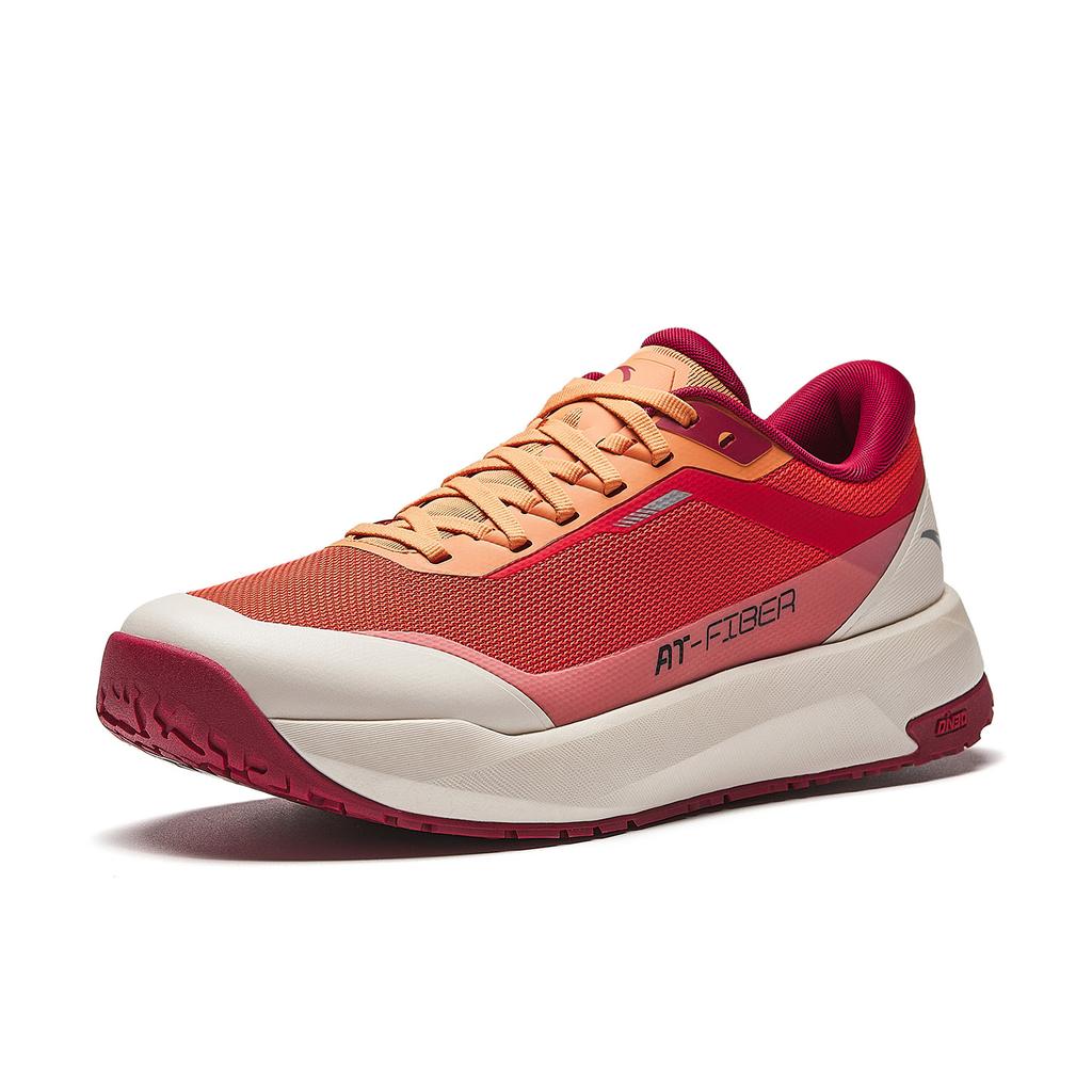 Anta Wind And Rain Rubber Sole Wear-Resistant Lightweight Low-Top Casual City Commuting Running Shoes Men sneaker Gray Orange 912615556-4