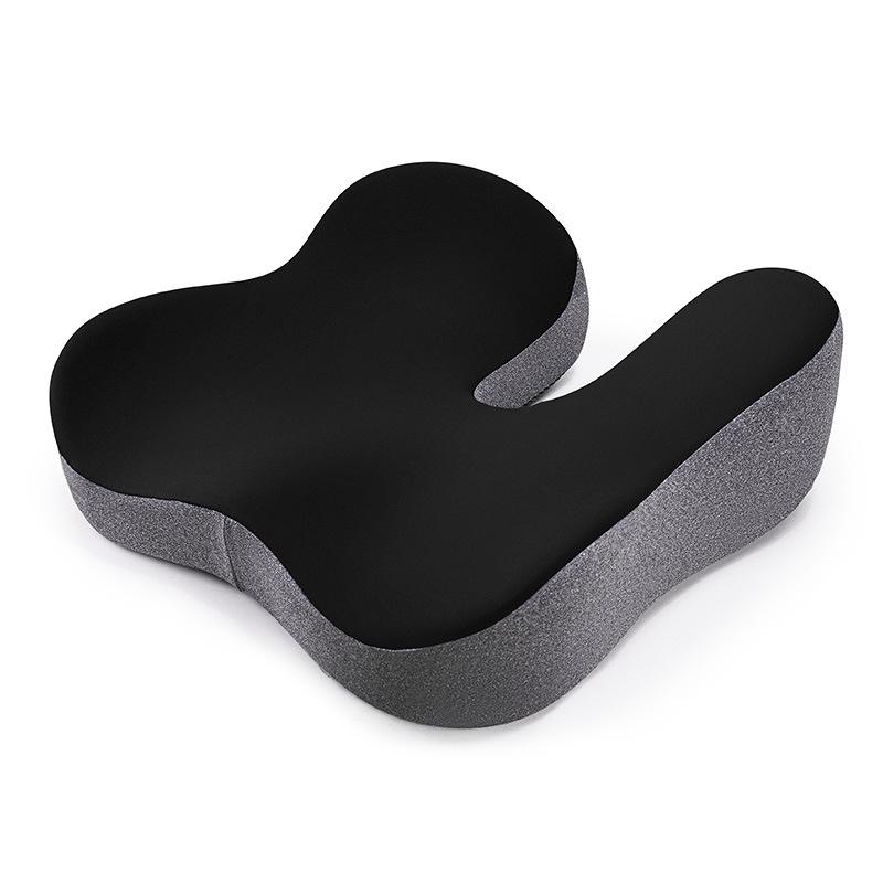 

Woman Tailbone Pelvis Orthopedic Medical Seat Cushion Rebound Memory Foam Office Chair Cushion Beautiful Buttock Pad for Car 46x41x12.5cm чорний
