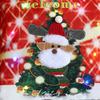 Creative Glowing Christmas Pillowcase with Snowman and Deer Design - Festive Home Décor Gift