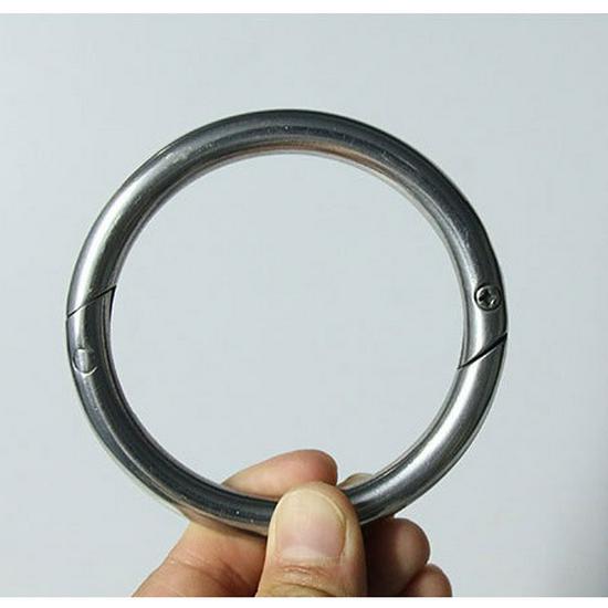 Edelstahl Bullennasenring Viehtraktionswerkzeug - Federtyp