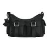 New FILA Fabric Shoulder Bag Crossbody Bag Mini Women's Black F13W449164FBK