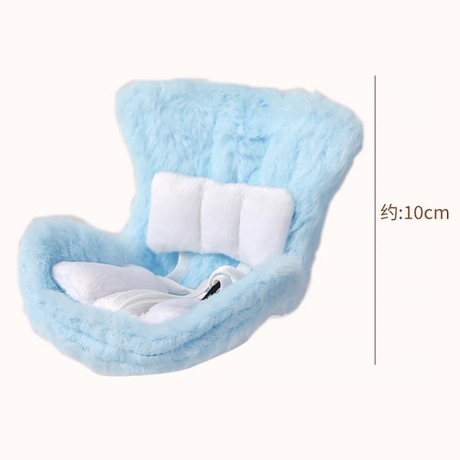 For Labubu Cartoon Plush Safety Seat Cute Doll Air Outlet Aromatherapy Decoration High-Grade Car Interior Decoration Accessories