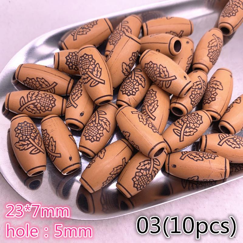 10-100pcs Imitation Retro Acrylic Beads for Jewelry Making DIY Children Handmade Bracelets Necklace