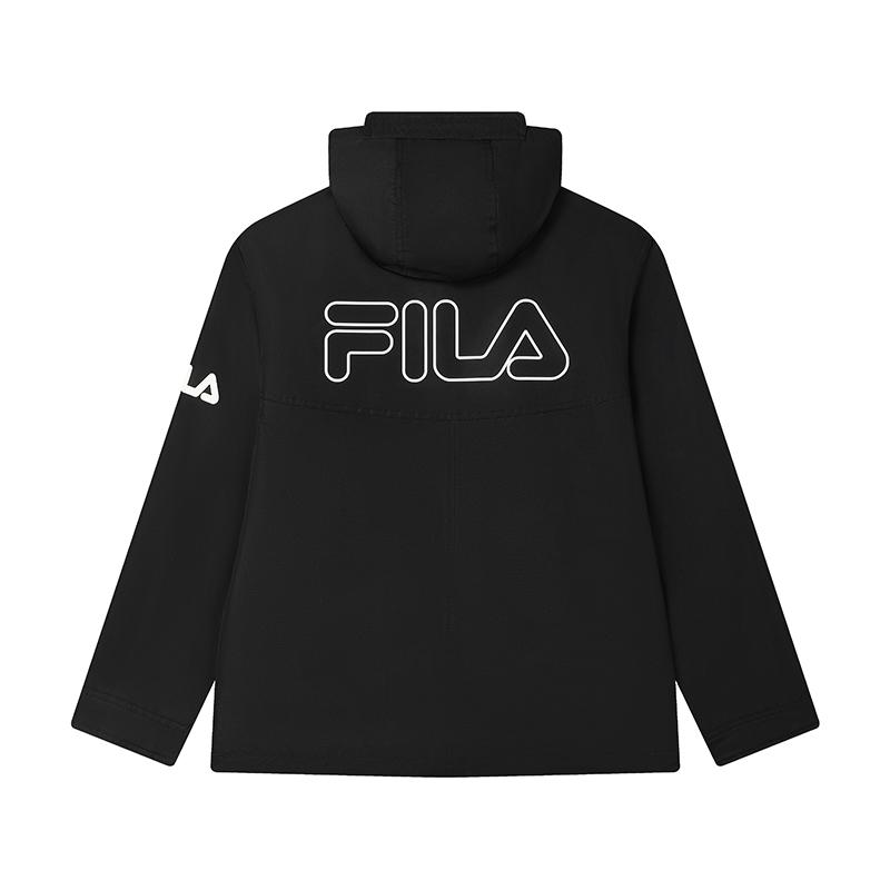 Fila Fashionable Warm Hooded Two-Piece Jacket Men Jackets Black F11M519704FBK