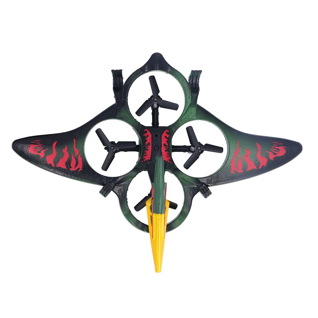 Remote Control Airplane Fighter 2.4Ghz Gravity Sensing Hovering Foam RC Airplanes Quadcopter Green