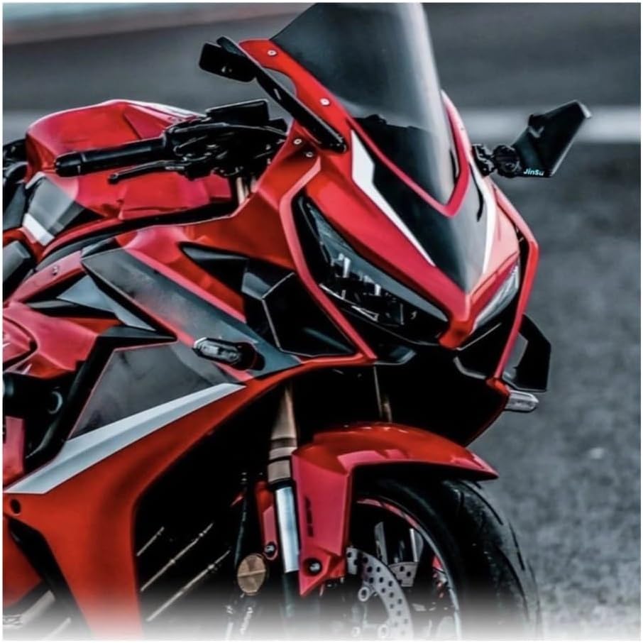 Motorcycle Rear Passenger Cowl Motorcycle Front Fairing Winglets Side Wing Shell Side Spoiler Cover Protector for h&ond&a CBR650R CBR 500R 650R