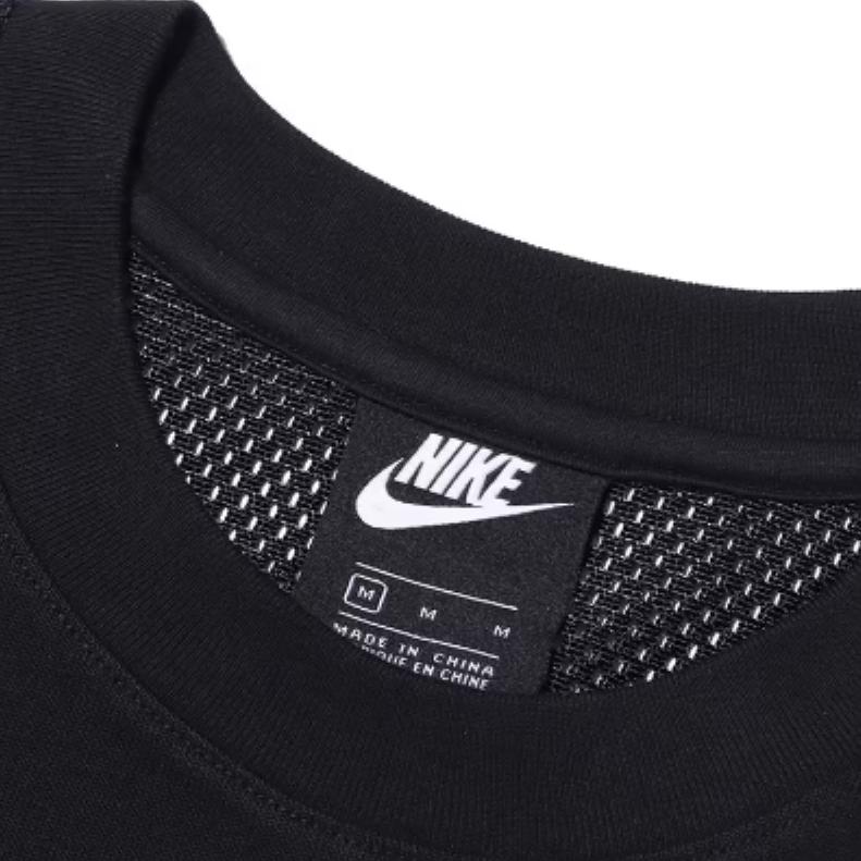 Nike Printed Logo Pullover Round Neck Short Sleeve T-Shirt Men Tops Black DA0511-010