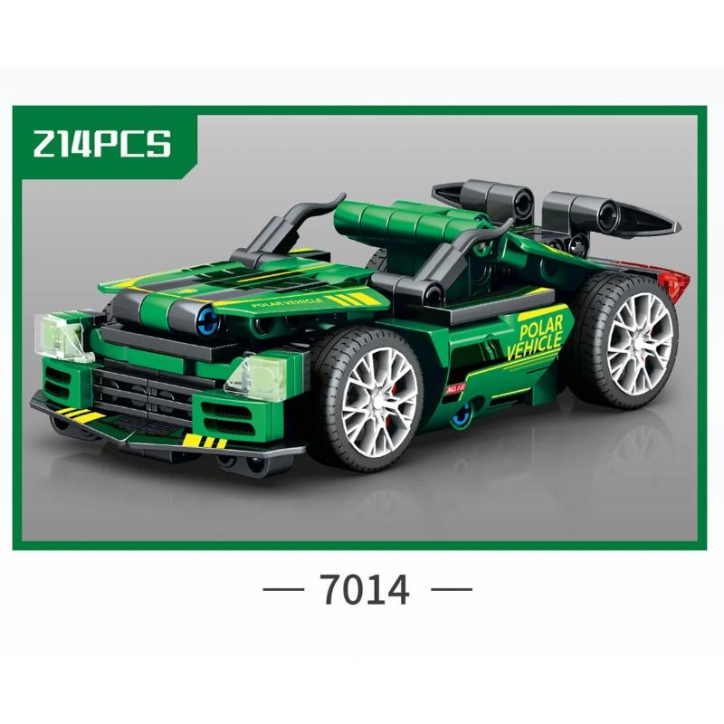 City Technique Speed Racing Car Old Classic Sport Model Building Brick Super Racer Great Rally Vehicles Block Christmas Gift Toy