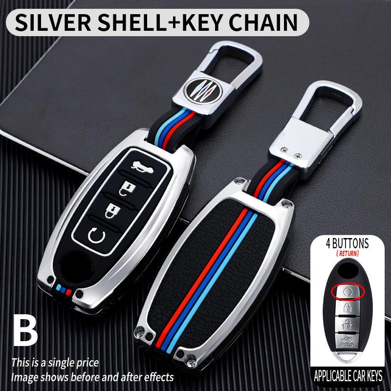 Applicable To The 14th Generation Xuanyi Key Set 2023 Teana Qashqai Qijun Jinke Tuda Car Case Buckle