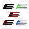 OQUP8 Metal Car-Styling Veículo Elétrico E Emblema Adesivos de Carroceria para Porta-Malas de Carro Para Peugeot EV 2008 5008 4008 3008 508 iOn 208 4007 RCZ 306