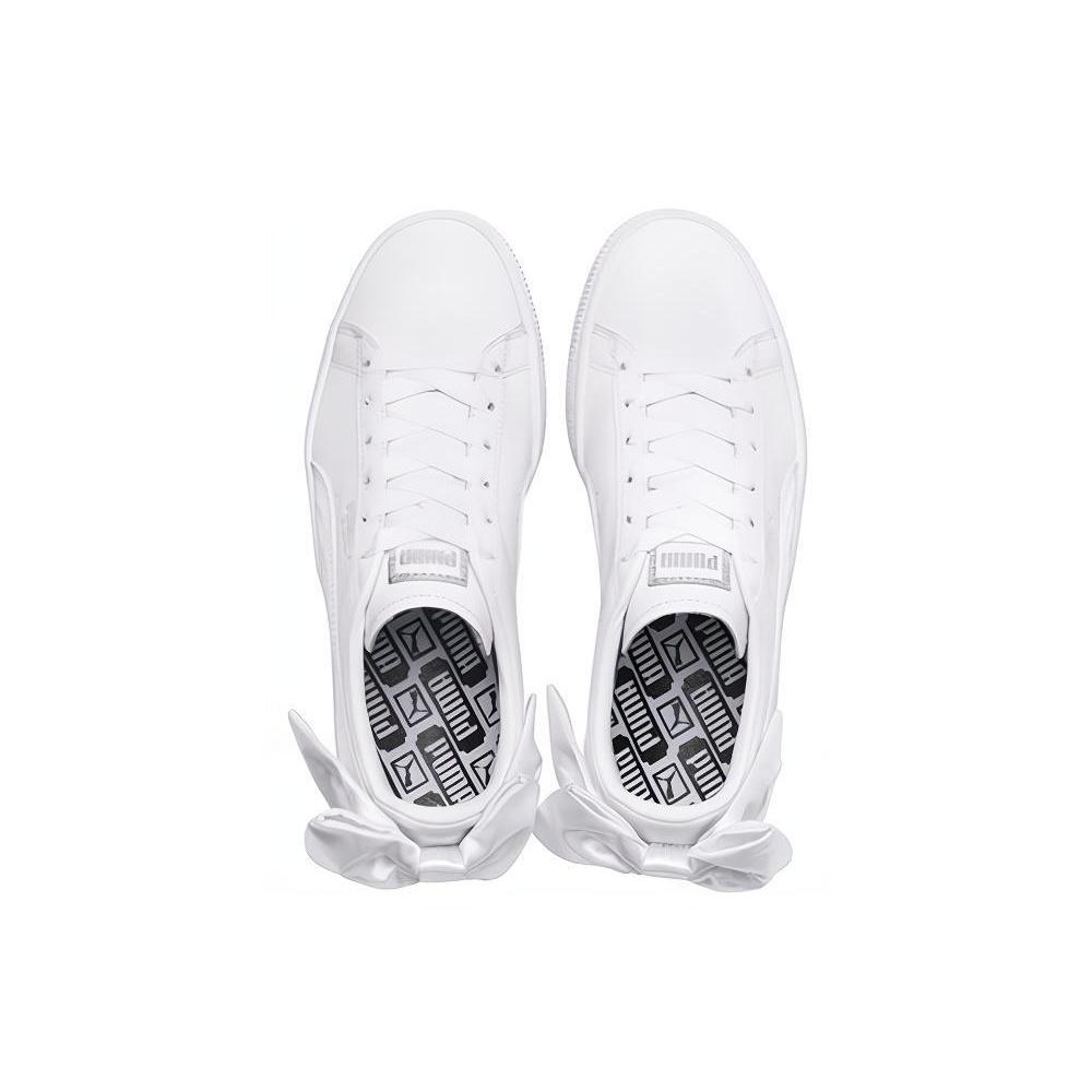 (WMNS) PUMA Basket Bow 'Triple White' Donna 367319-01
