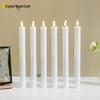 LED Long Stem Candle with Remote-Controlled Flickering Flame for Birthdays and Parties