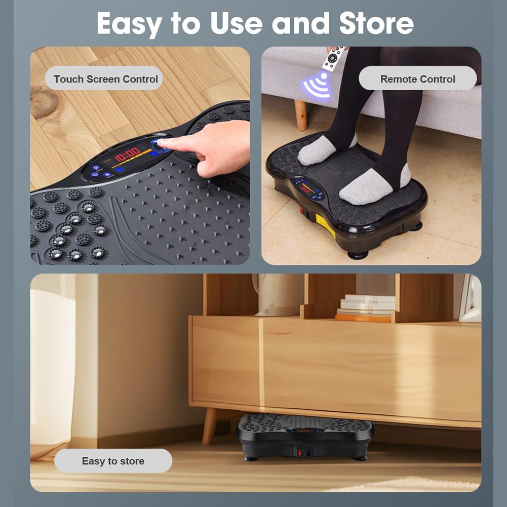 Fat Shaking Machine Adjustable Speed Vibration Plate Exercise Machine Workout Vibrate Stand Home Training Equipment