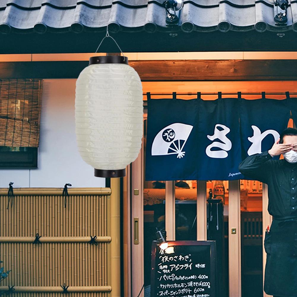 2 ks Japonská saténová látková lucerna Vodotěsná Dekorace na novoroční oslavu Dekorace sushi restaurace Rekvizity pro uspořádání scény