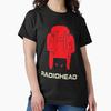 Camiseta Oversize Unisex Radiohead Streetwear Algodón Nuevo Retro Manga Corta Estampado Gráfico Camiseta Unisex Unisex Parejas Producto Caliente