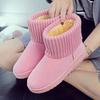 Wool Snow Boots Women's Flat Bottom European and American Short Boots Waterproof Table Flat Heel Plush Warm Cotton Shoes New Boots Women