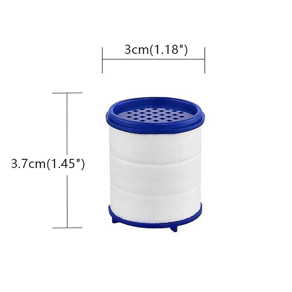 20 stk Boblevannkran Filterpatroner Dusjhode Kran Filtrering Renser for Kjøkken