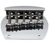 Musiclily Pro 16mm Steel 5-String Bass Bridge for Music Man Basses, Chrome
