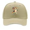 Playful Bull Terrier Pop Art Portrai Hip Hop hat Fashion Outdoor Sports Sandwich Baseball Cap