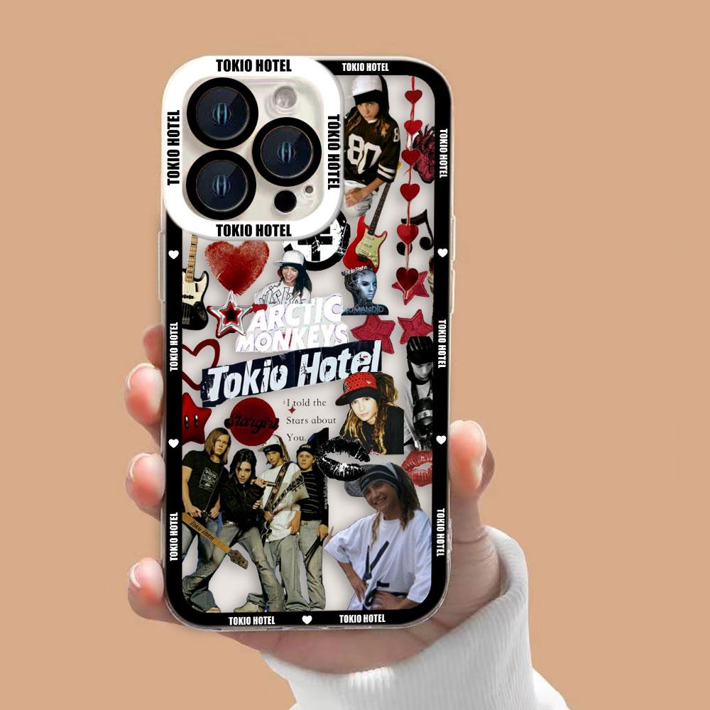 Tokio Hotel Tom B-Bill K-Kaulitz Clear Phone Case For Samsung Galaxy S26 S25 S24 S23 S22 S21 S20 FE PLUS ULTRA EDGE Case Shell Samsung S23PLUS5G