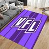 Purple Striped VFL Logo Carpet suitable as a non-slip mat for the living room or bedroom sofa