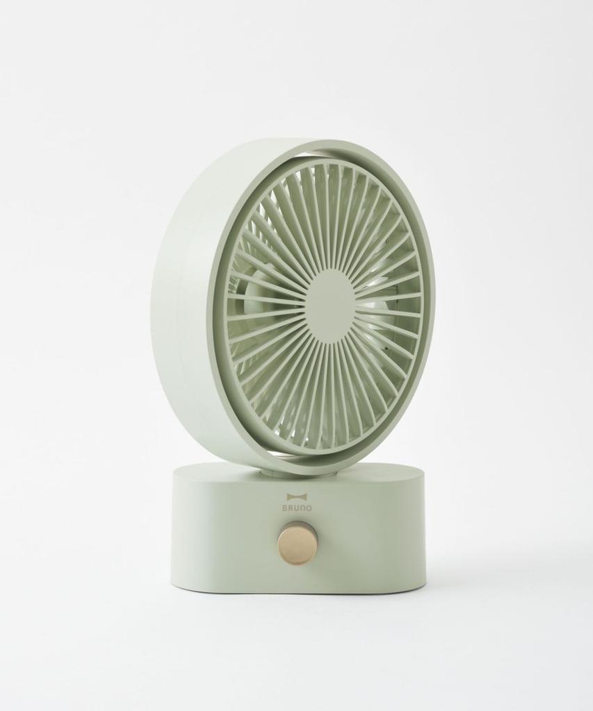 BRUNO Desk Fan, Quiet, Oscillating, Compact, Portable, Charcoal Gray, BDE061-CH