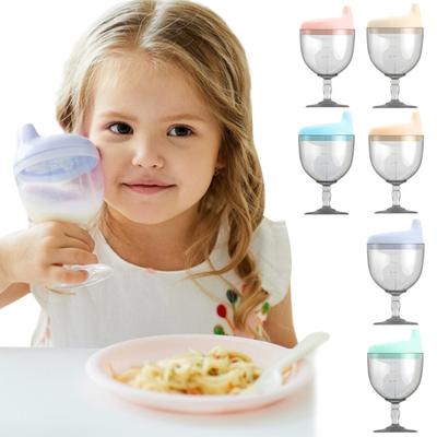 150ml Baby Wein Tasse Einfach-Grip Griff Silikon Abdeckung Wein Glas Getränke Becher