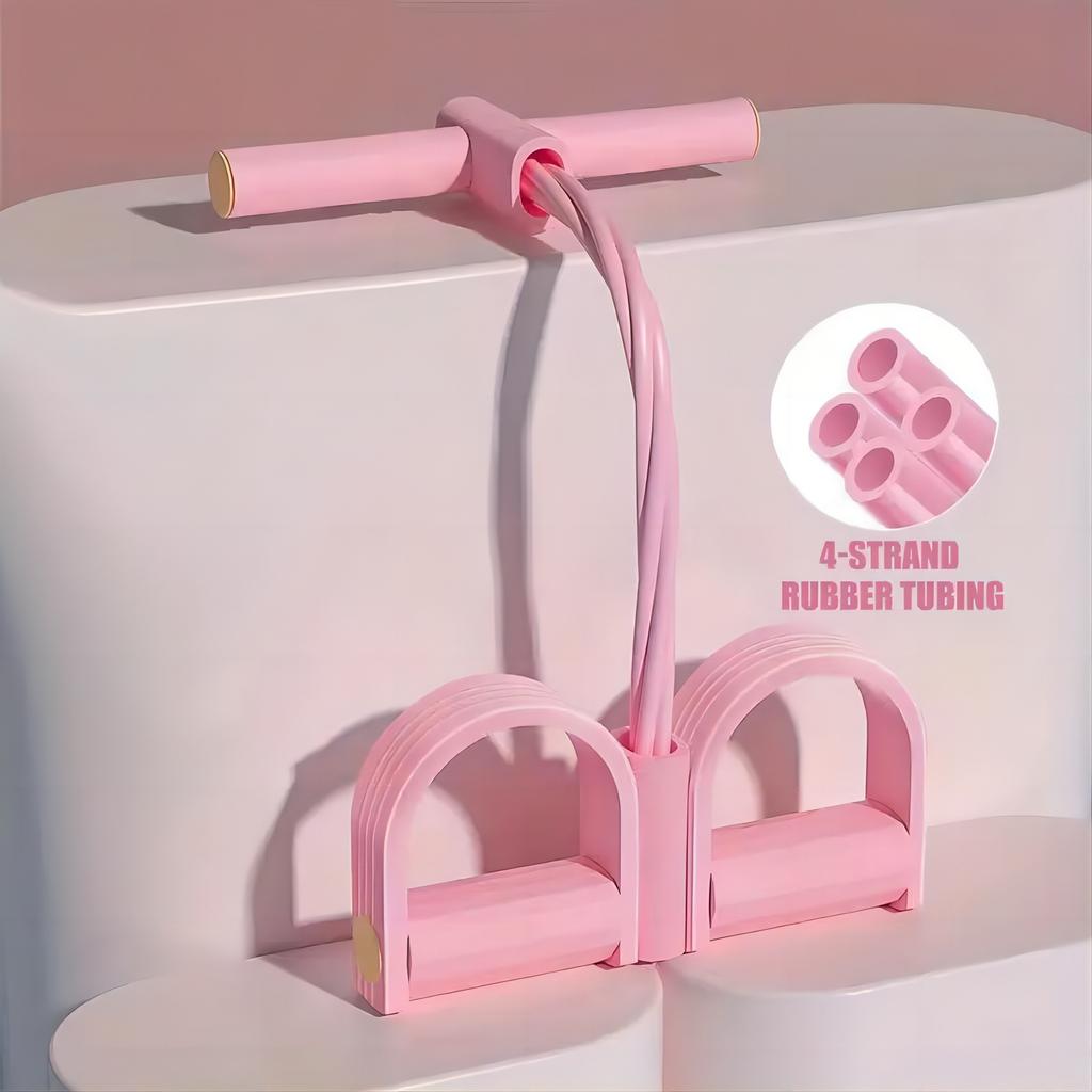 Multifunktions-Spannseilbänder für Fitness, Sit-Ups-Übungen, elastisches Band, Widerstandsbänder für Zuhause, 4-Schlauch-Pedalzieher mit elastischem Gummiband