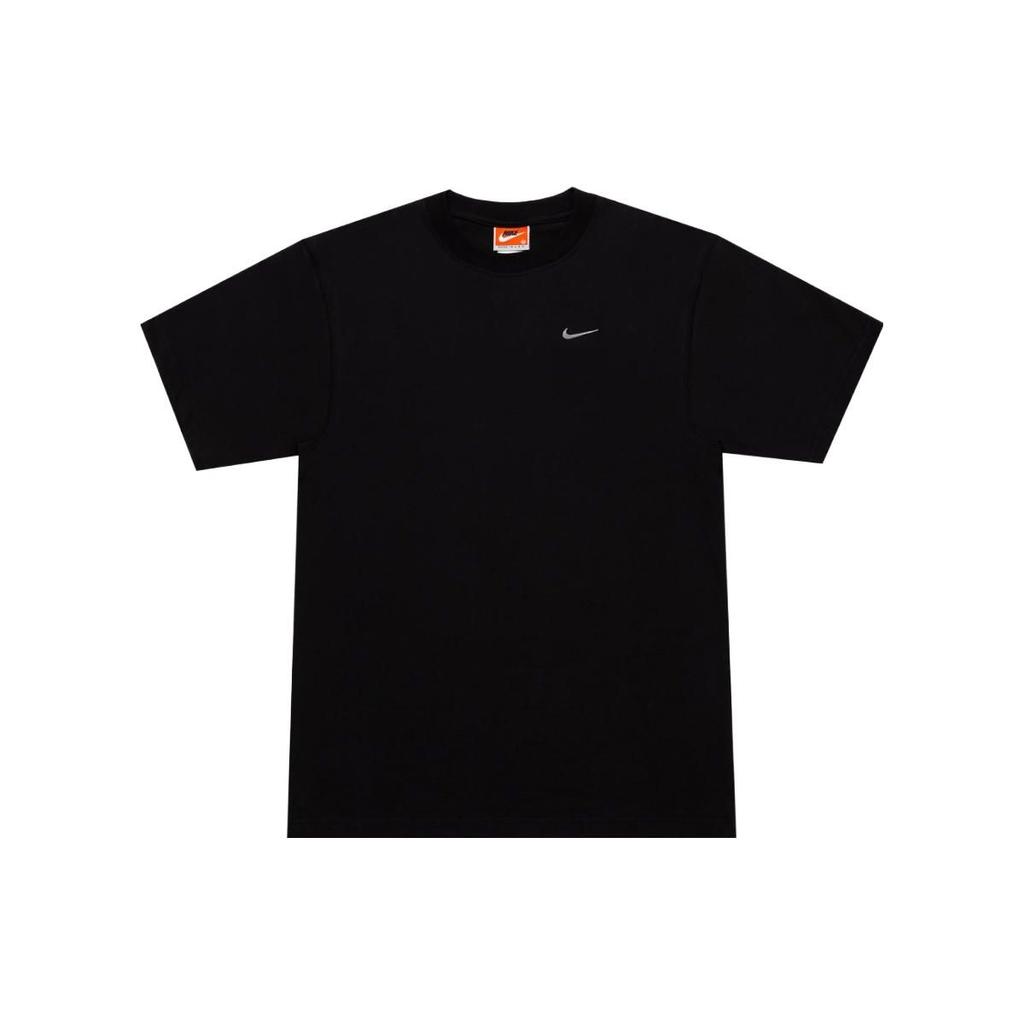 Nike Printed Solid Color Crew Neck Short Sleeve T-Shirt Men Tops Black CQ4006-010
