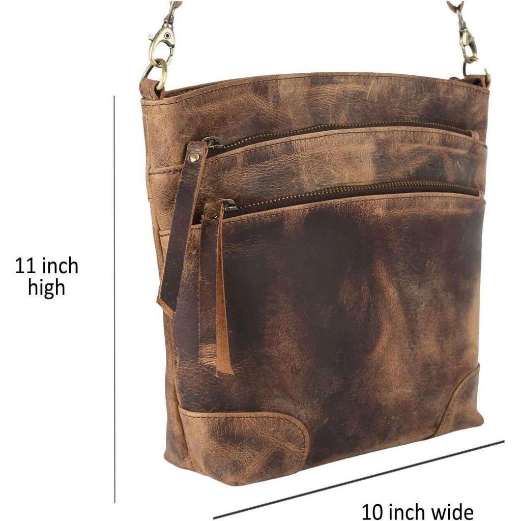 Leather Crossbody Bag for Women Purse Tote Ladies Bags Satchel Travel Tote Shoulder Bag