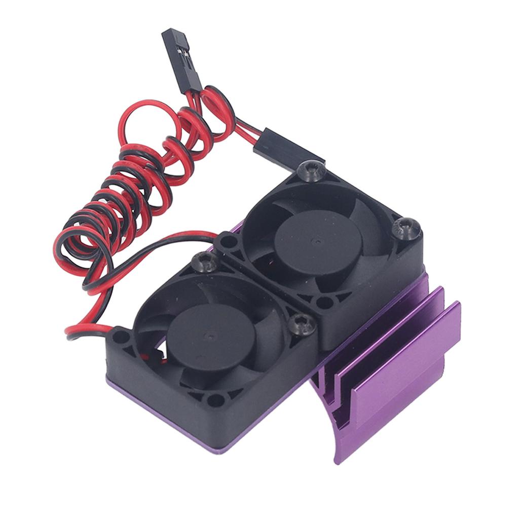 DC 5V RC Heat Sink High Velocity Fan Motor Radiator Fan Set for Traxxas Slash 4*4 VXL 1 10 RC Car