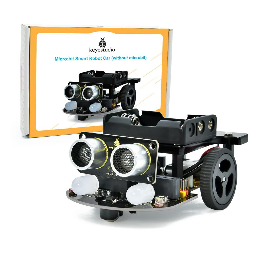 KEYESTUDIO Micro:bit V2 Robot Starter Kit (without micro:bit) for Makecode and Python