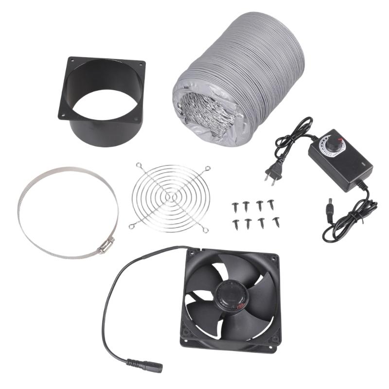 

Multipurpose 3D Printer Fan Powerful Exhaust Fan Ventilation Systems Includes 2Meters Duct And High Speeds 3000RPM Fan 3 inches