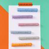 Large Capacity Triangular Morandi Macaron Highlighter Pen, Broad Tip for Students